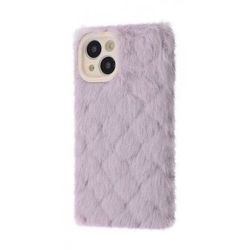 Чехол Fluffy Love Case для iPhone 13 Purple 208-03724 фото