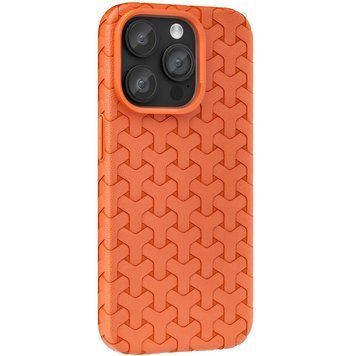 Чохол TPU Weaving для iPhone 12 Pro / 12 (6.1") Orange 555-00369 фото