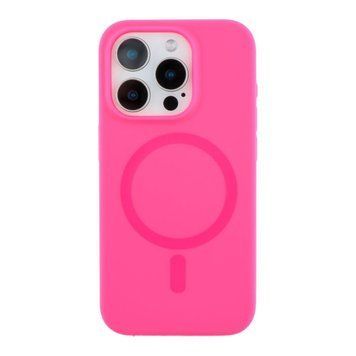 Чохол Glow Silicone Case with Magsafe для iPhone 15 Pro Hot pink 214-03935 фото
