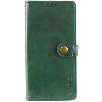 Кожаный чехол-книжка GETMAN Gallant (PU) для Xiaomi Redmi Note 13 Pro 4G / Poco M6 Pro 4G Green 777-06235 фото