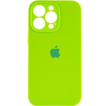 Силіконовый чохол з закритою камерою для iPhone 13 Pro Light Green 208-00758 фото
