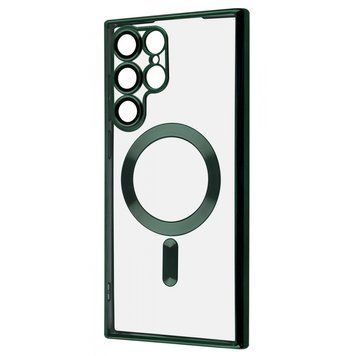 Чохол WAVE Metal Color Case with Magnetic Ring для Samsung Galaxy S22 Ultra Dark green 656-07944 фото