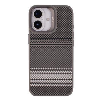 Чохол Kajsa Resort Collection Gradient Stripe with MagSafe для iPhone 17 Grey 2020000507550 фото