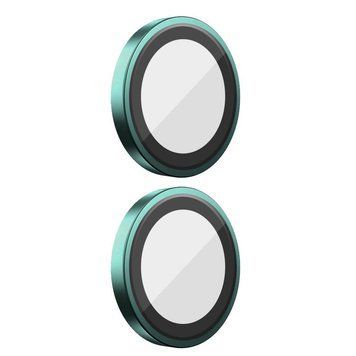 Захисне скло BlueO Metal на камеру для Apple iPhone 16 (6.1") / 16 Plus (6.7") Бірюзовий / Green 777-08396 фото