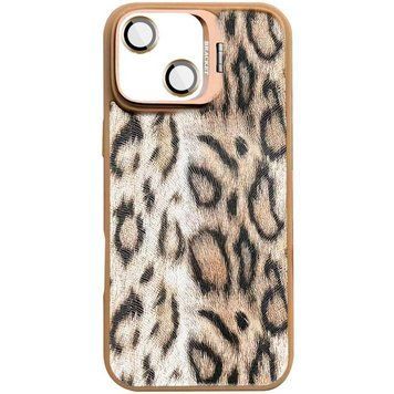 Чехол TPU+PC Wild Leopard with MagSafe and Lens для Apple iPhone 13 / 14 (6.1") Brown 656-08254 фото