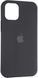 Силиконовый чехол для iPhone 12 Mini Black 208-00385 фото 1