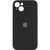 Силиконовый чехол с закрытой камерой для iPhone 14 Black 666-00796 фото