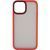TPU+PC чехол Metal Buttons для Apple iPhone 13 (6.1") Красный 777-08311 фото