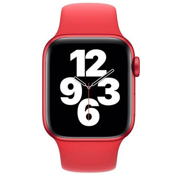 Ремінець Hoco WA01 Flexible series Apple watch (42/44/45/49mm) Red 212-01315 фото