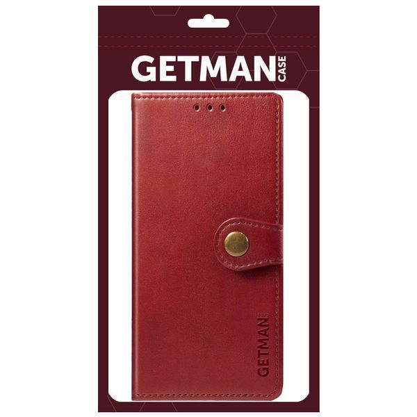 Шкіряний чохол-книжка GETMAN Gallant (PU) для Samsung Galaxy A10s Red 777-06535 фото