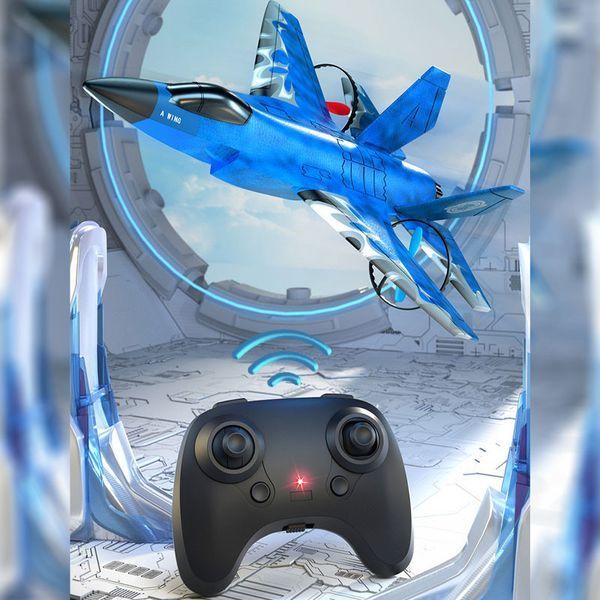 Літак на радіокеруванні SCHE HW39 F35 Fighter Blue 656-03520 фото