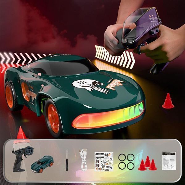 Дрифт-машина на радиоуправлении SHT K11 (1:64) Sports Car 2.4G Green 656-03570 фото