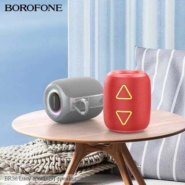 Портативна колонка BOROFONE BR36 Lucy sports BT speaker Red 656-00738 фото