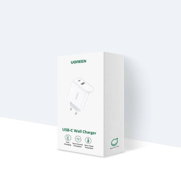 Мережевий зарядний пристрій UGREEN CD170 38W USB-C Wall Charger EU (White) (UGR-60468) UGR-60468 фото