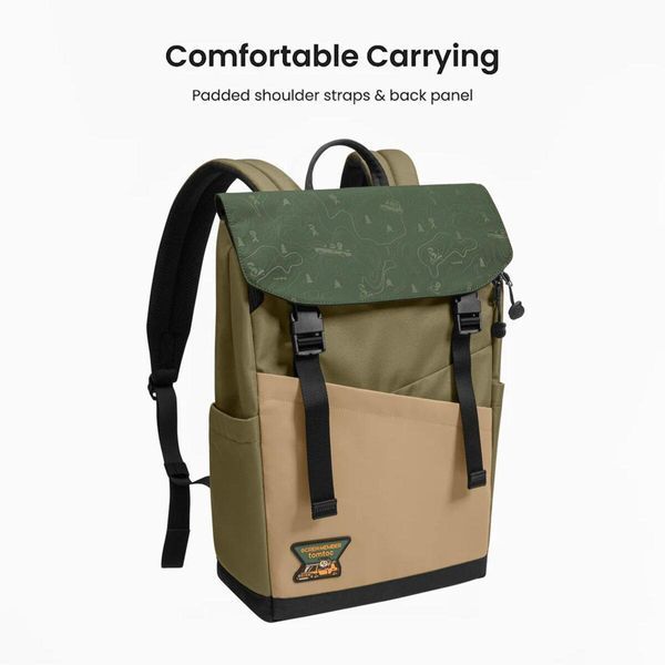 Рюкзак&nbsp;Tomtoc Slash-T64 Flip Laptop Backpack Green 15.6 Inch/18L (T64M1T1GC) 656-00190 фото