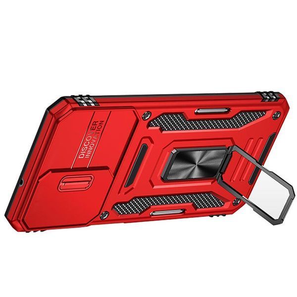 Ударопрочный чехол Camshield Army Ring для Samsung Galaxy A13 4G / A04s Red 777-05119 фото