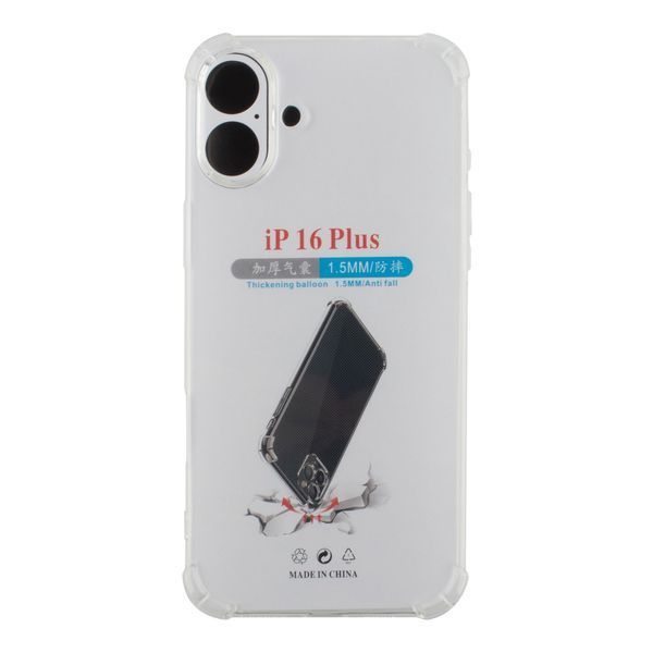 Прозорий чохол TPU Virgin Hard для iPhone 16 Plus 555-04170 фото