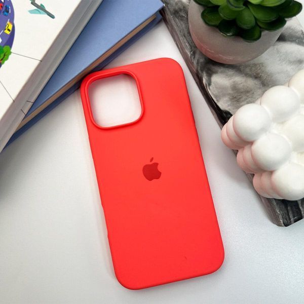 Силиконовый чехол для iPhone 16 Pro Peach 666-01212 фото