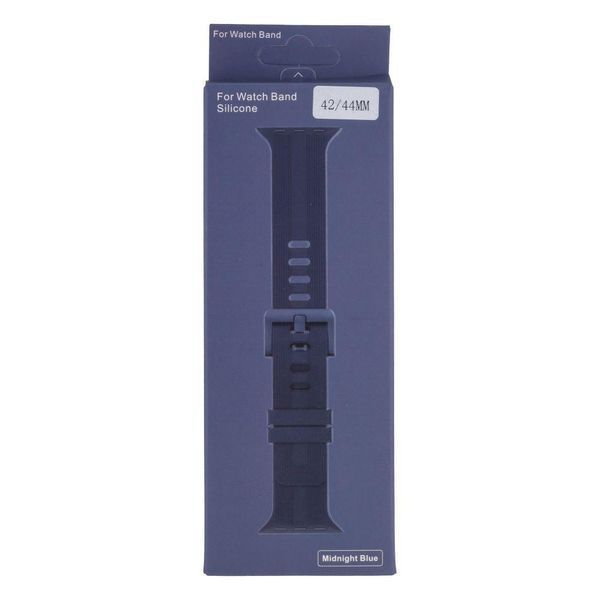 Ремешок Silicone Shine Band для Apple Watch 38/40/41 mm Midnight blue 212-00828 фото