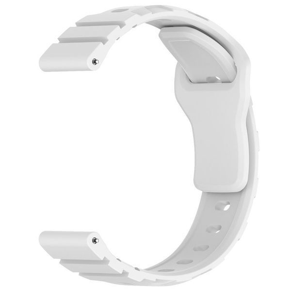 Силіконовий ремінець Defense для Smart Watch 22mm white 212-01717 фото