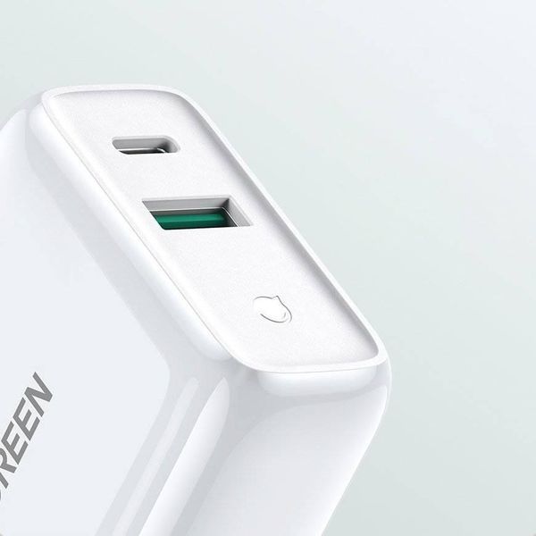 Мережевий зарядний пристрій UGREEN CD170 38W USB-C Wall Charger EU (White) (UGR-60468) UGR-60468 фото