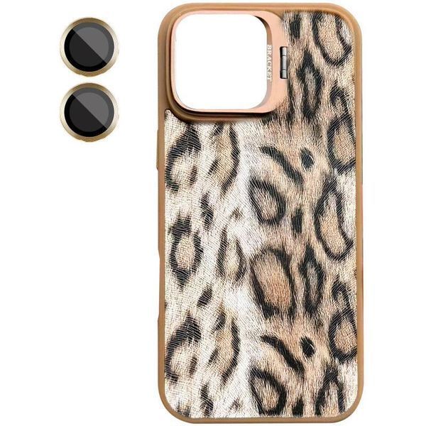 Чехол TPU+PC Wild Leopard with MagSafe and Lens для Apple iPhone 13 / 14 (6.1") Brown 656-08254 фото