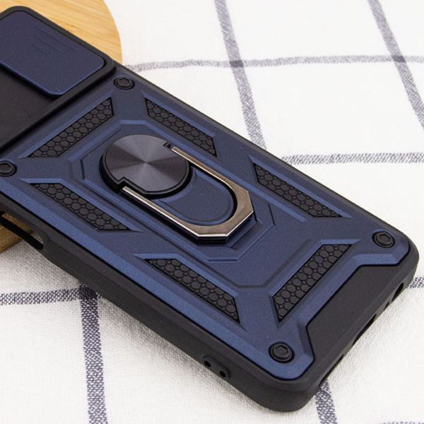 Ударостійкий чохол Camshield Serge Ring для Samsung Galaxy A03s Blue 777-04679 фото