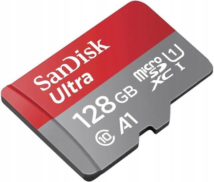 Карта памяти microSDXC (UHS-1) SanDisk Ultra 128Gb class 10 A1 (140Mb/s) (adapter SD) Imaging Packaging SDSQUAB-128G-GN6IA фото