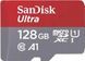 Карта памяти microSDXC (UHS-1) SanDisk Ultra 128Gb class 10 A1 (140Mb/s) (adapter SD) Imaging Packaging SDSQUAB-128G-GN6IA фото 1