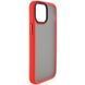 TPU+PC чехол Metal Buttons для Apple iPhone 13 (6.1") Красный 777-08311 фото 3
