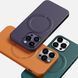 Кожаный чехол New Leather Case With Magsafe для IPhone 13 Black 207-00162 фото 3