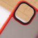 TPU+PC чехол Metal Buttons для Apple iPhone 13 (6.1") Красный 777-08311 фото 5