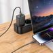 Сетевое зарядное устройство с кабелем HOCO N61 Gentle PD20W+QC3.0 charger set(C to iP) Black 6942007644259 фото 4