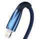 Кабель Baseus Glimmer Series Fast Charge USB-C to Lightning 1m (CADH000003) Синий 209-00195 фото 2