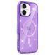 Чохол TPU Eclipse Sparkle (MagFit) для Apple iPhone 16 (6.1") Purple 214-03770 фото 2