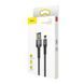 Кабель Baseus Cafule Cable（Special Edition）USB For iP 1m Grey+Black CALKLF-GG1 фото 2