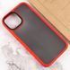 TPU+PC чехол Metal Buttons для Apple iPhone 13 (6.1") Красный 777-08311 фото 4