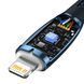 Кабель Baseus Glimmer Series Fast Charge USB-C to Lightning 1m (CADH000003) Синий 209-00195 фото 6