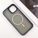 TPU+PC чохол Blueo Skin Friendly Frosted with MagSafe для Apple iPhone 15 (6.1") Blue 777-07913 фото 3