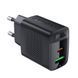 Сетевое зарядное устройство ACEFAST A78 PD20W GaN (USB-A+USB-C) charger Black 6974316283256 фото 4