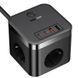 Подовжувач Baseus PowerCombo PD30W+QC3.0 (2USB-A/2C/2Socket) (1.5m) (BPS30) Cluster Black ILSO-00000087547-1 фото 3