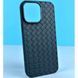 Плетений чохол XO Bottega Veneta для iPhone 12 Pro Max Чорний 208-02224 фото 3