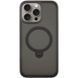 Чехол TPU+PC Metal Buttons with MagSafe Colorful HQ Ring для iPhone 15 Pro Max (6.7") Black 555-00635 фото 1