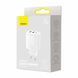 Сетевое зарядное устройство Baseus Compact Quick Charger 2U+C 30W EU White 656-01291 фото 4