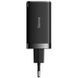 МЗП Baseus GaN5 Pro PD65W+QC3.0 (1USB-A/2C) + кабель Type-C to Type-C (CCGP12020) Black ILSO-00000063722-1 фото 2