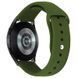 Силіконовий ремінець Sport для Smart Watch 20mm Dark Olive 212-01415 фото