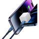 Кабель Baseus Glimmer Series Fast Charge USB-C to Lightning 1m (CADH000003) Синий 209-00195 фото 5