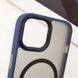 TPU+PC чохол Blueo Skin Friendly Frosted with MagSafe для Apple iPhone 15 (6.1") Blue 777-07913 фото 4