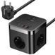 Подовжувач Baseus PowerCombo PD30W+QC3.0 (2USB-A/2C/2Socket) (1.5m) (BPS30) Cluster Black ILSO-00000087547-1 фото 1