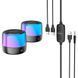 Портативна колонка BOROFONE BP12 Colorful BT wired 2-in-1 computer speaker, 5W*2, Black 6974443387179 фото 3
